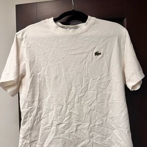 Lacoste white T Unisex